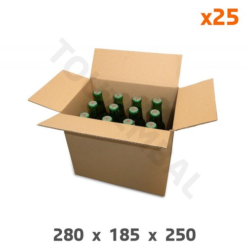 Caisse carton pour - , 12