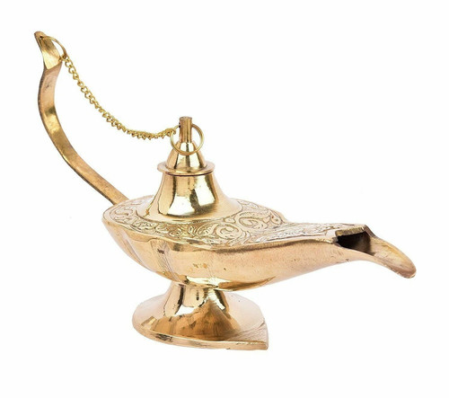 Lampe huile laiton - en,
