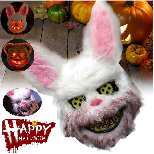 Masque led lumineux halloween - lumineux,