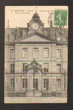 SEVRES (92) WROUGHT IRON PORTAL & CLOSE-UP CLOCK NORMAL SCHOOL ENTRANCE 1923