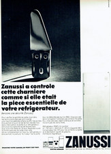 Advertising 1122 1969 Zanussi Refrigerator Hinge