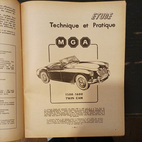 Revue technique mga - mga, a