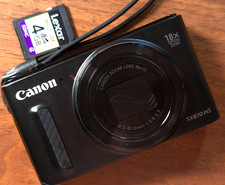 Canon Powershot SX610 HS Compact Digital Camera Zoom 18x  Black Works in English