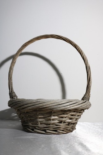 Ancien panier osier - ancien, en