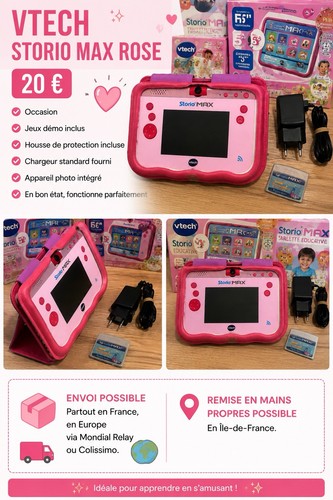 Vtech storio max rose - vtech,