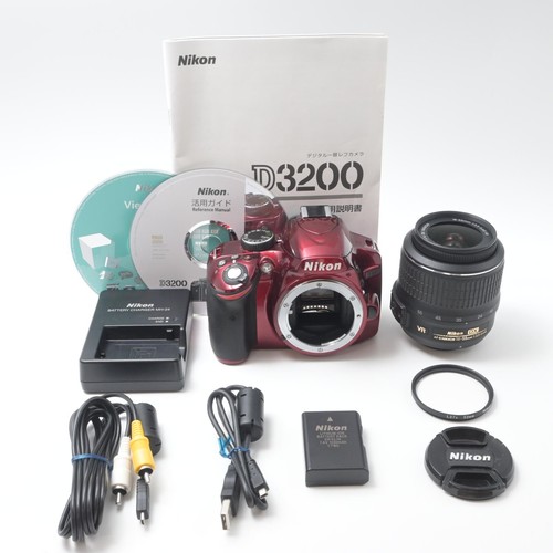 Nikon d3200 rouge - nikon, avec