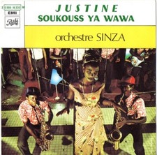 45t -Orchestre Sinza – Justine / Soukouss Ya Wawa  - AFRICAN 1972 NM/NM