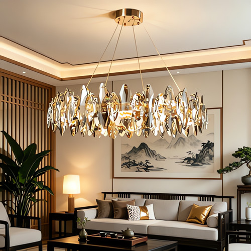 Lustre cristal hauteur - en,