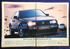VW Corrado G60, original advertising from 1991, double-sided!!