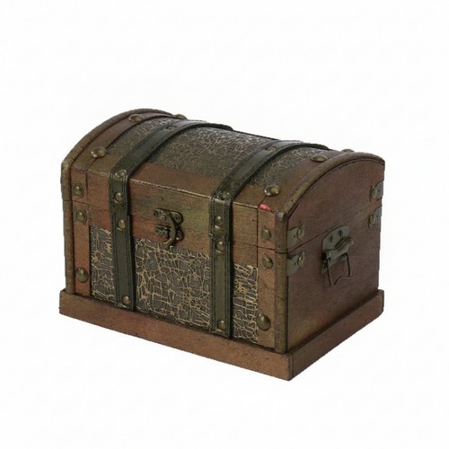 Coffre bois vintage - en,