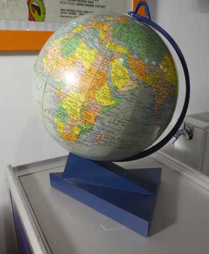 Ancien globe terrestre