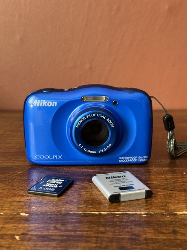 Nikon coolpix s33 2mp blue - nikon, 13.2mp