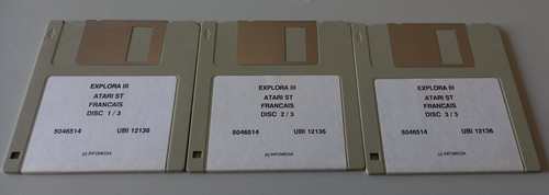 Jeu atari explora - "explora, 3"