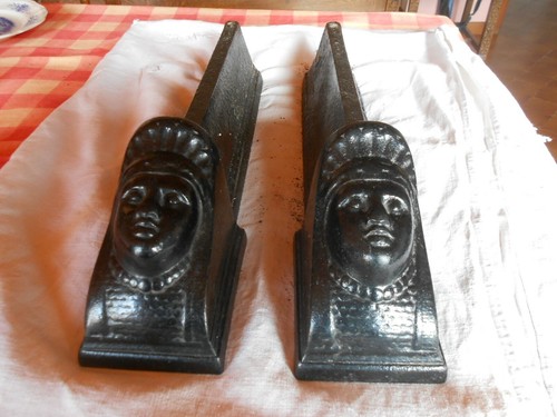 Chenets anciens fonte en - anciens,