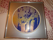 1976 Framed, Artist Proof Serigraph "City Glow" by Jacqueling Tuteur 18/25