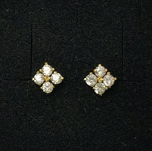 Boucles oreilles 18k - or,