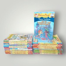 Lot Of 20 Geronimo Stilton Softcover Children's Chapter Books One Thea
