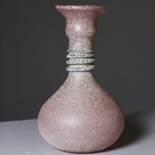 Vase vintage verre technique