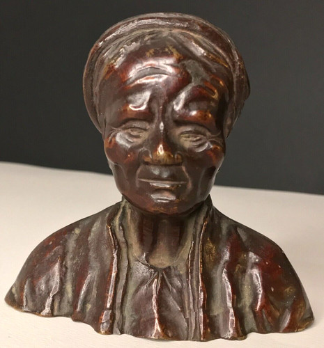 Buste bronze tonkinoise - bronze,