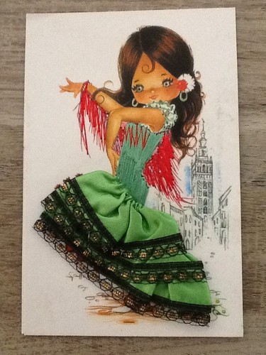Illustree brodee danseuse - illustree,