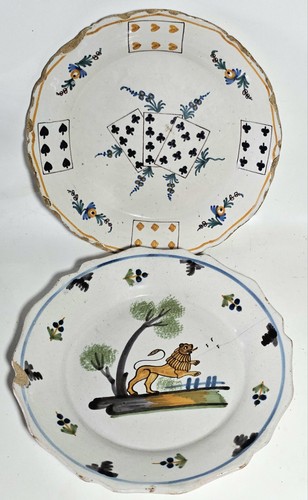 Anciennes assiettes en - 2,