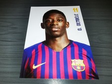 Ousmane Dembélé Unsigned FC Barcelona Club autograph card