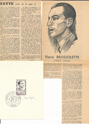 France 1957 n1103 résistant - 1957,