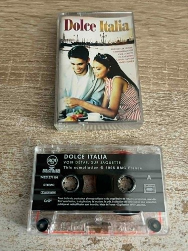 Cassette audio dolce italia - audio,