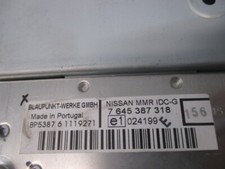AUTORADIO  RÉCEPTEUR NISSAN NOTE  7645387318  1880605