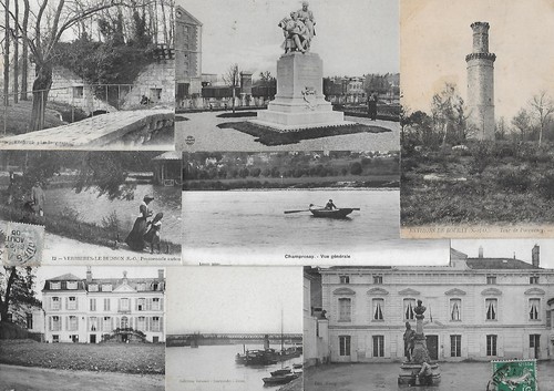 Lot cartes postales - 23,