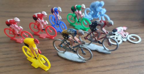 Lot coureurs cyclistes en - cyclistes,