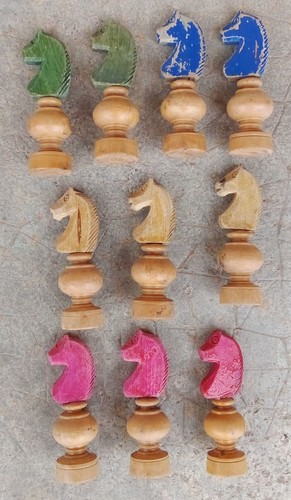 Vintage lot ancien pion - lot, petit