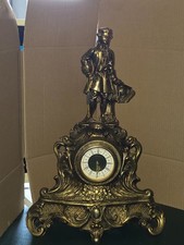 HORLOGE DE CHEMINE EN ALLIAGE