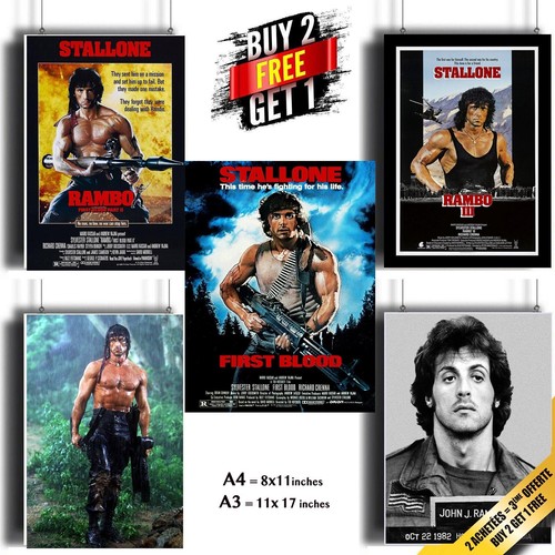 Rambo first blood movie poster - rambo,