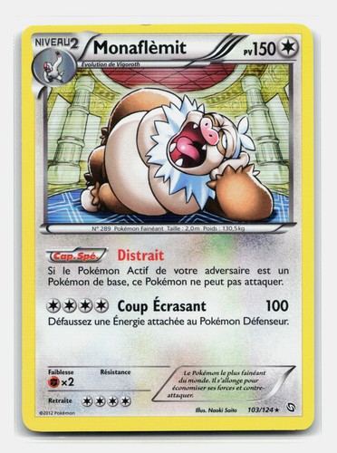 Carte pokémon monaflèmit - carte,