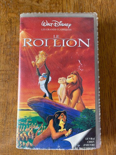 Vhs roi lion cassette - le,