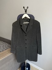 Manteau vintage ESCADA by Margaretha Ley gris laine cachemire femme taille M ...