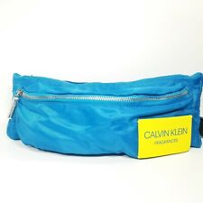 Calvin Klein Fragrances Fanny Pack Belt Hip Sack Bum Bag Bright Blue Neon Yellow