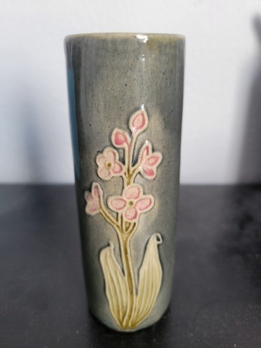 Vase barbotine art nouveau - ,