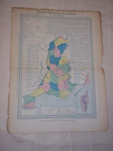 Ancienne carte bassin - carte, /