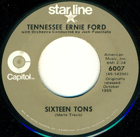Tennessee ernie ford sixteen - -,