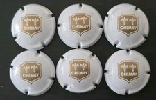 Destockage Lot De 6 Capsules Bière CHIMAY Blanche Format 75 cl Belgique 