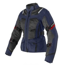 Veste Moto Femme Estivale Clover Ventouring-4 Noir/Bleu Marine 17022-NAV/N
