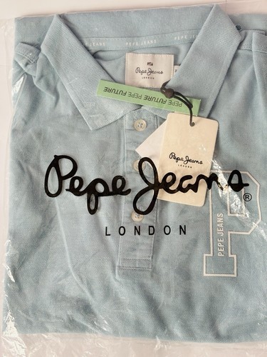 Polo bleu ciel - pepe, jeans