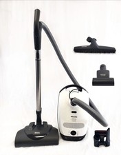 Miele Classic C1 Cat and Dog Powerline Canister Vacuum Cleaner Lotus White