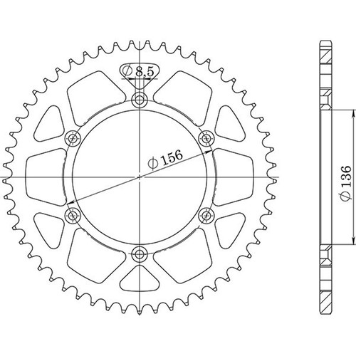 Couronne moto sgr acier - moto,
