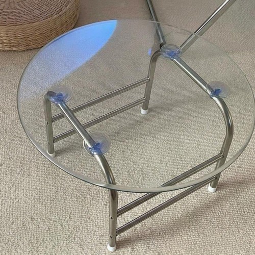 Table ronde verre deux - en, à