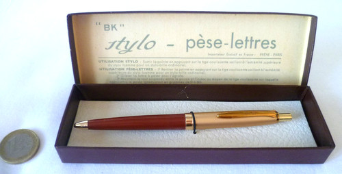 Rare stylo bille - pÈse, lettres