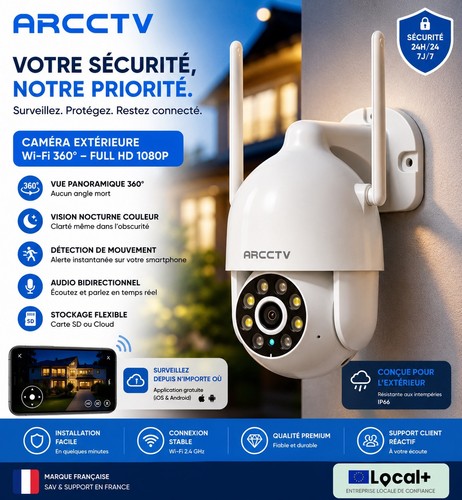 Caméra surveillance wifi - de,