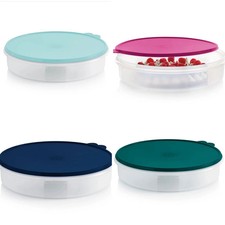Pre-Order Tupperware Freezer Safe 12" Round Container Pie Taker NEW